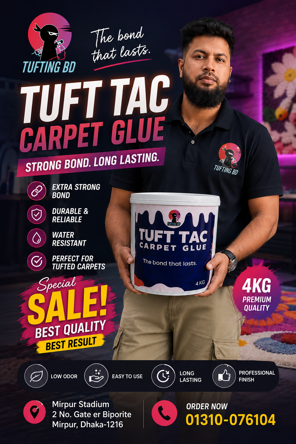 Tuft TAC Glue (1 KG)